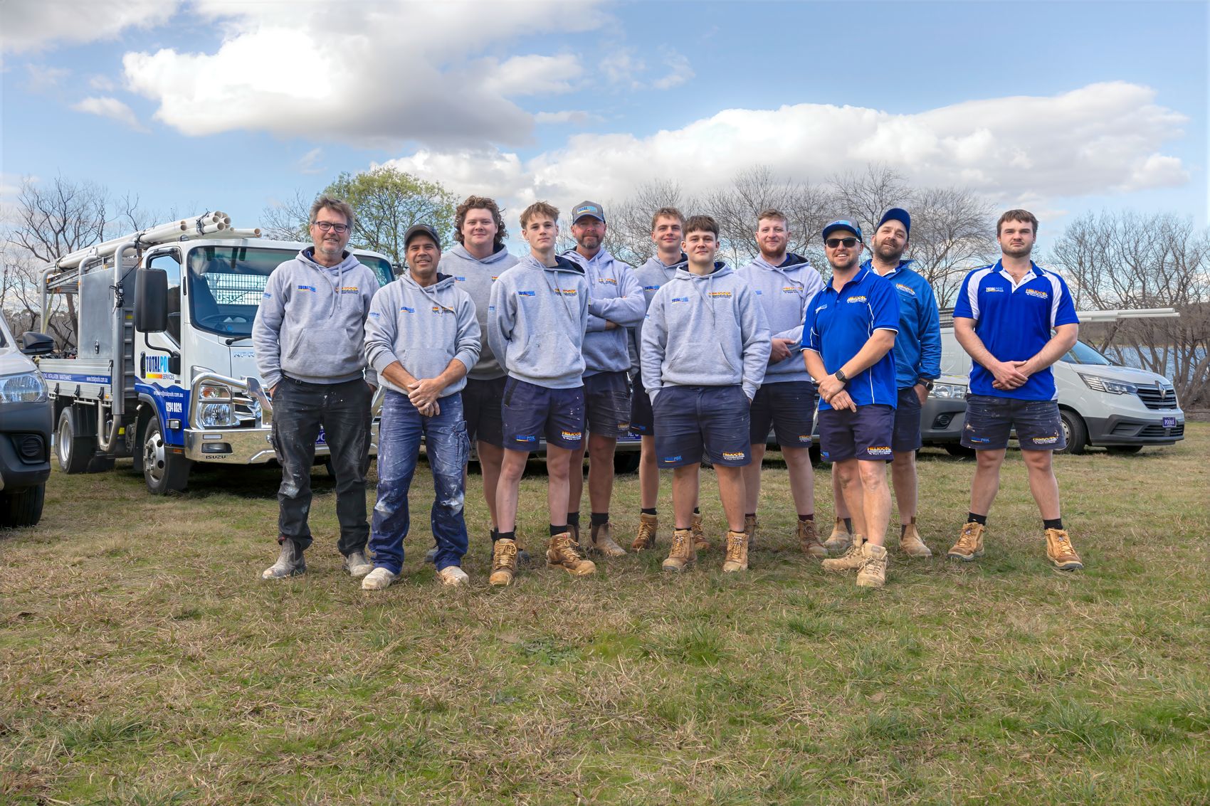 The Total Pool Services team Canberra