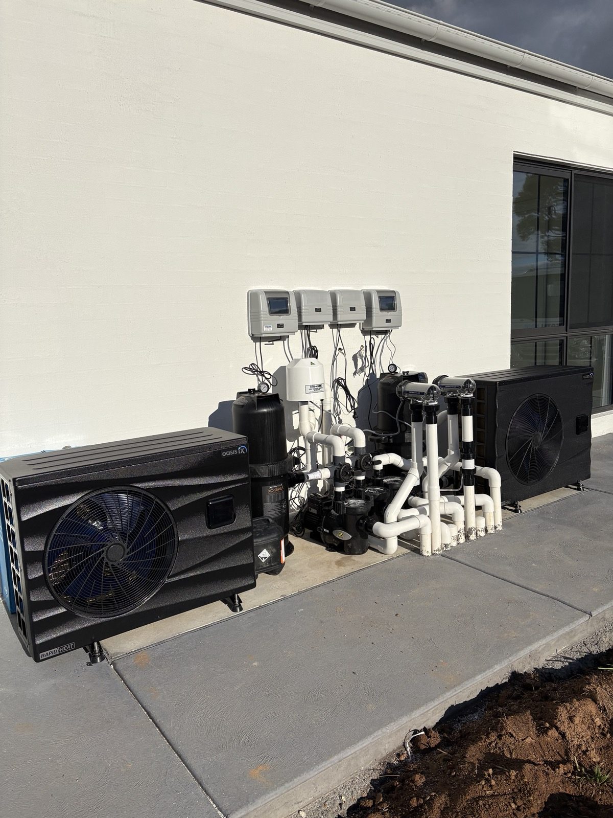 Dual Oasis iX heat pump installation Canberra