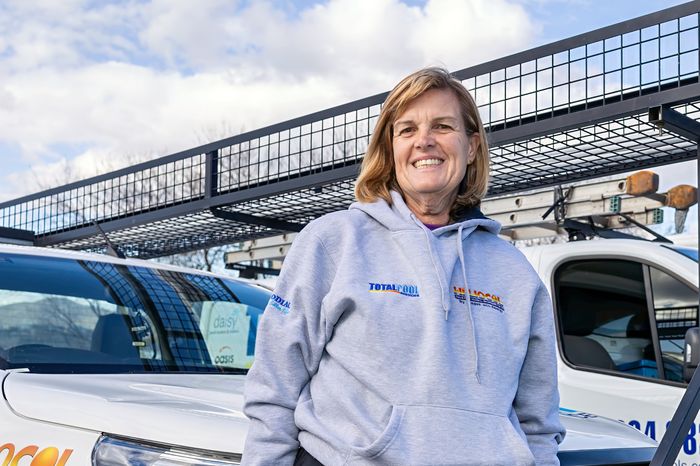 Kylie White, co-founder of Total Pool Services